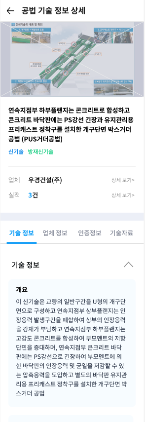 모바일 공법 기술정보 상세
