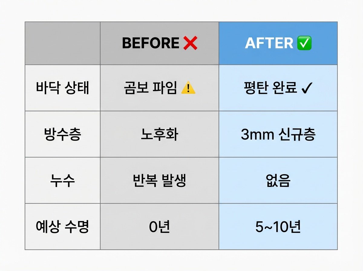 Before After 핵심 변화 인포그래픽
