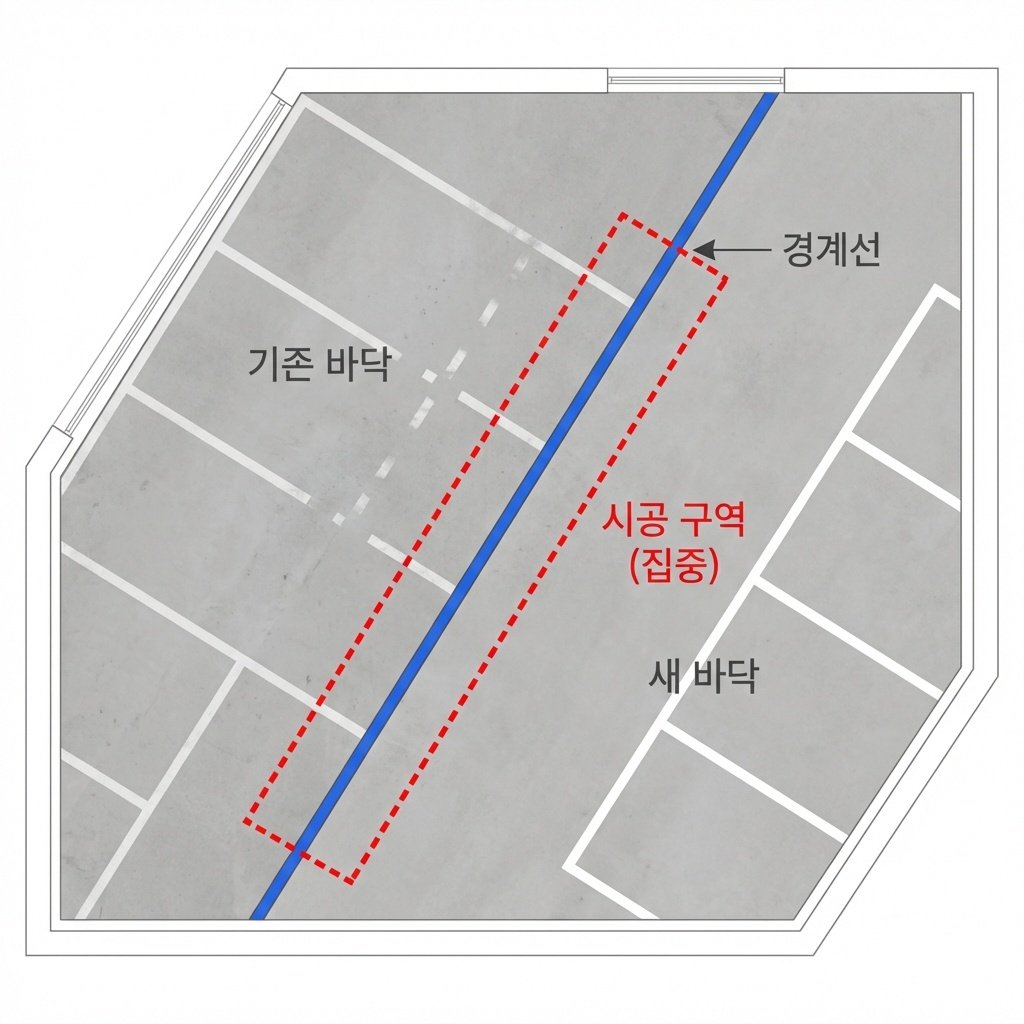 시공 범위 평면도
